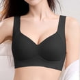 thumbnail image 4 of Squevariel Women Push Up Bra Solid Color Lightweight Bra Wireless Wide Strap Breathable Everyday Bra, 4 of 5