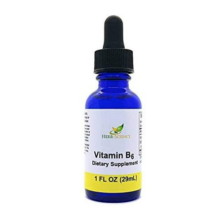 Liquid Vitamin B6 Extract, Alcohol Free, 1 oz -