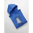 thumbnail image 3 of Grumpy Kitty Hoodie Men -T-Line Designs, Male Small, 3 of 4
