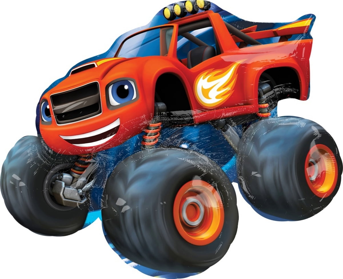BLAZE and the Monster Machines TRUCK Red Figure Birthday Party Mylar ...