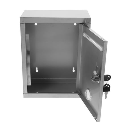 YUNLIGHTS Security Lock Wall Mounted Metal Mailbox with Slot for Outdoor Letter and Message Storage