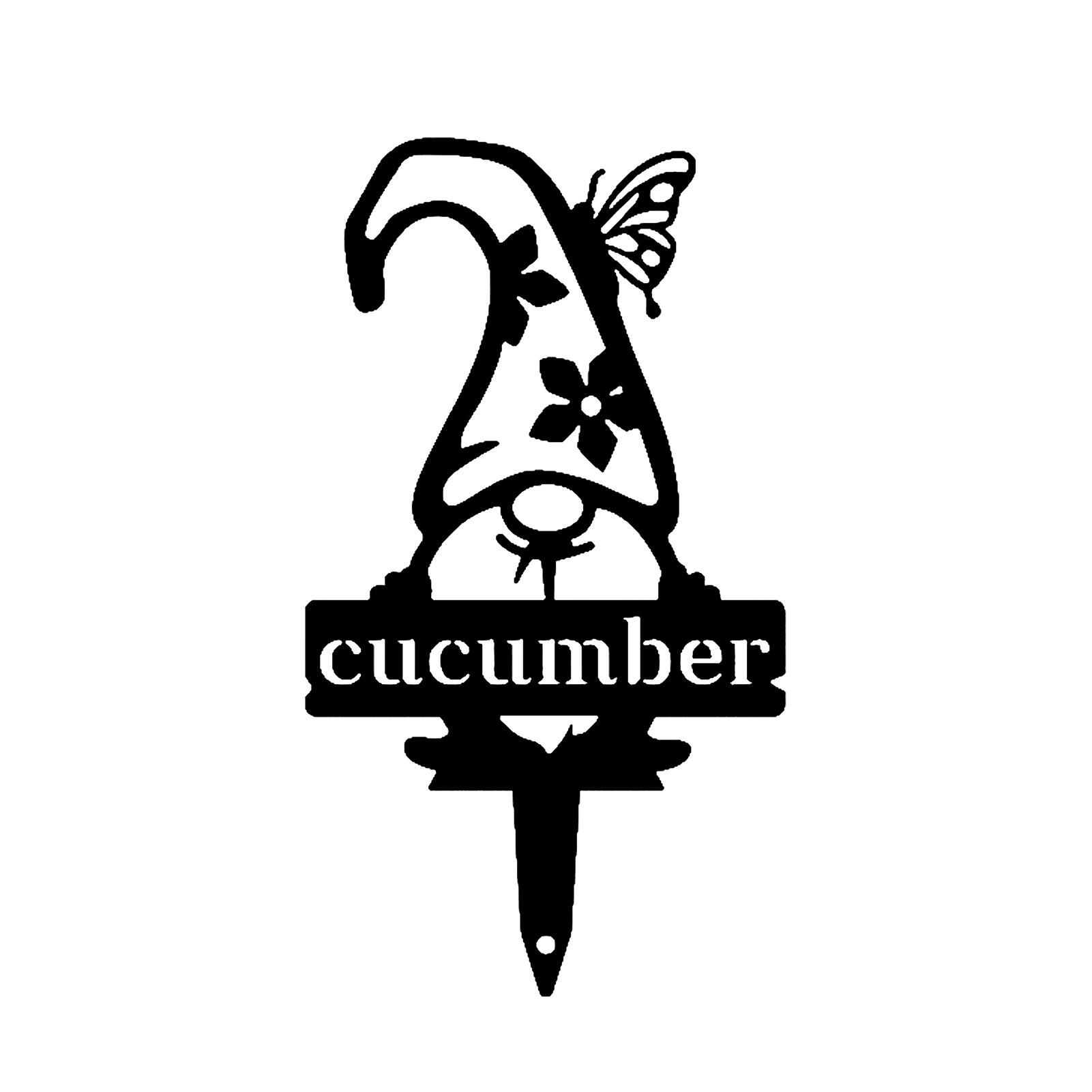 Garden Gnome Plant Stakes Garden Plant Label Tags Seed Tags, Plant