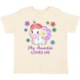 thumbnail image 3 of Inktastic My Auntie Loves Me Cute Unicorn Boys or Girls Toddler T-Shirt, 3 of 5