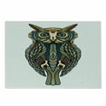 thumbnail image 1 of Owl Print Cutting Board, Bohemian Graphic of Colorful Detailed Bird Artwork on Plain Background Print, Decorative Tempered Glass Cutting and Serving Board, in 3 Sizes, by Ambesonne, 1 of 2