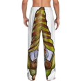 thumbnail image 3 of Uemuo Fishing Gnome Fisherman Pattern Men's Wide Leg Palazzo Lounge Pants with Pockets Light Weight Loose Comfy Casual Pajama Pants-X-Large, 3 of 9