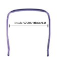 thumbnail image 1 of Thick Curly Hair Large Headband Invisible Hair Hoop Sunglasses Shape Hairstyle Fixing Tool 2Pcs, 1 of 5