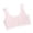 Bras - Pink, variant on Girls Training Bra Soft Knit Texture Wireless Bralette Cozy U Neck Tank Top Breathable Stretchy Wide Straps Everyday Wear for Young Teens All Day Soft Support