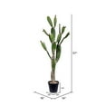 thumbnail image 2 of Vickerman FE191457 57 in. Green Potted Cactus Plastic Planter Pot, 2 of 3