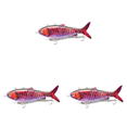 thumbnail image 1 of Señuelo pesca robótico Wobbler eléctrico 4 segmentos Auto Swimbait USB (BL-2023), 1 of 8