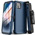thumbnail image 1 of Funda MYBAT Maverick Clip para iPhone 14 Azul con Mica, 1 of 8