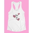 thumbnail image 3 of Donut Grow Up Quote Racerback Tank Women -SPIdeals Designs, Female x-Large, 3 of 4