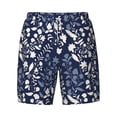 thumbnail image 4 of Lsque Mens Swim Trunks Plant Pattern - Bathing Suit Compression Liner - Beach Swim Shorts Swimwear - (S-3XL) - Stretch Quick Dry -Small, 4 of 9