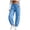 Blue, variant on Pants for Women Polka Dots Drawstring Elastic Waist Loose Casual Joggers with Pockets