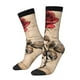 thumbnail image 1 of Fotbe Vintage Rose Botanical Art Calcetas Largas con Estampado para Hombre y Mujer – Calcetas de Compresión Transpirables y Elásticas, Viajar y Uso Diario Talla 5-11, 1 of 6