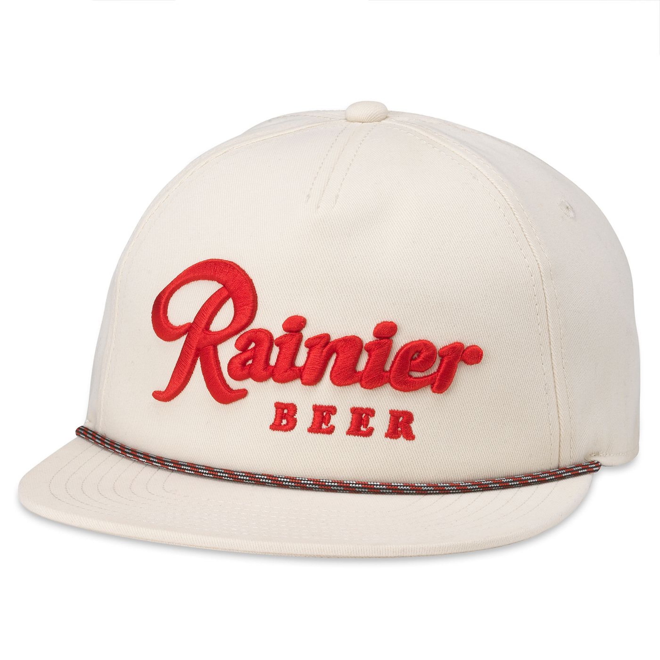 Rainier Beer Logo Cream Colorway Adjustable Hat