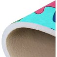 thumbnail image 5 of SKYSONIC Doormat Colorful Puzzle Piece Lightweight Non Slip Indoor Outdoor Entryway Rugs Floor Mat for Bathroom Kitchen Entrance 23.6x15.7 inches, 5 of 5