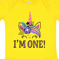 thumbnail image 4 of Inktastic First Birthday Unicorn for Girl Girls Baby Bodysuit, 4 of 5