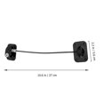 thumbnail image 2 of HLONK Refrigerator Lock Fridge Child Proofing Lock Black Key, 2 of 7