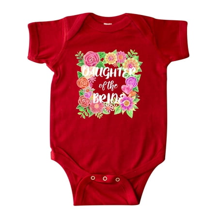 

Inktastic Daughter of the Bride- Flower Bouquet Gift Baby Girl Bodysuit