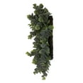 thumbnail image 4 of Vickerman 24" Artificial Green Spiral Eucalyptus Wreath, 4 of 5