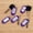 Purple, variant on 50 Pack Tough Plastic Key Tag with Split Ring and Clear Label Window Portable Key Label for Keychain Suitcase USB Drive Toolbox