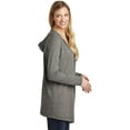 thumbnail image 2 of District Women's Perfect Tri Hooded Cardigan, 2 of 3