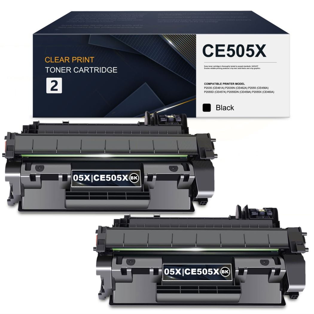 05X CE505X High Yield Toner Cartridge Replacement for HP P2035 P2035n P2055 P2055d P2055dn