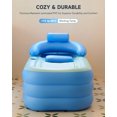 thumbnail image 4 of CO-Z Inflatable Bathtub, Foldable Bathtub for Adults & Kids, 94 L PVC Inflatable Tub with Detachable Cover Cup Holder Foot Pump, Large Outdoor Collapsible Bathtub with 3 Air Chambers, 4 of 8