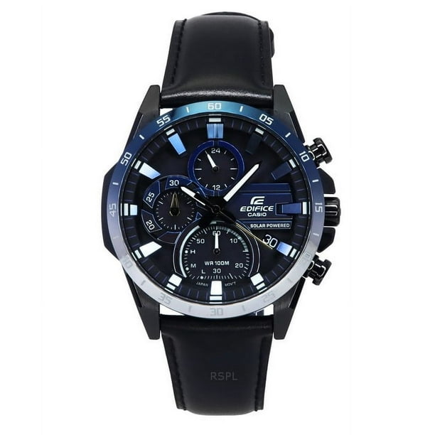 Casio Edifice Nighttime Drive Series Analog Chronograph Black Dial Solar EQS-940NL-1A 100M Men's Watch