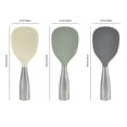thumbnail image 3 of Cuillère à Riz en Silicone Spatule à Riz Debout Parfaite pour Garder le Riz Tout en Ramasseant et en Servant Silicone pour Cuisson Antiadhésive, 3 of 9