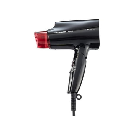 Panasonic Nanoe Compact Travel Hair Dryer with Quick-Dry Nozzle and Folding Handle