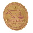 thumbnail image 1 of Disco De Cobre Para De Pájaros, Limpiador De Agua De Cobre Puro, Uso Para Todas Las Estaciones, Soporte Eficiente De Punto Triple Estable Para Patio, 1 of 7