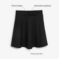 thumbnail image 5 of Dresses for Girls Toddler Baby Knitted Stretch Solid Color Black Half Skirt Party Princess Skirts Size 7 Y-8 Y, 5 of 5