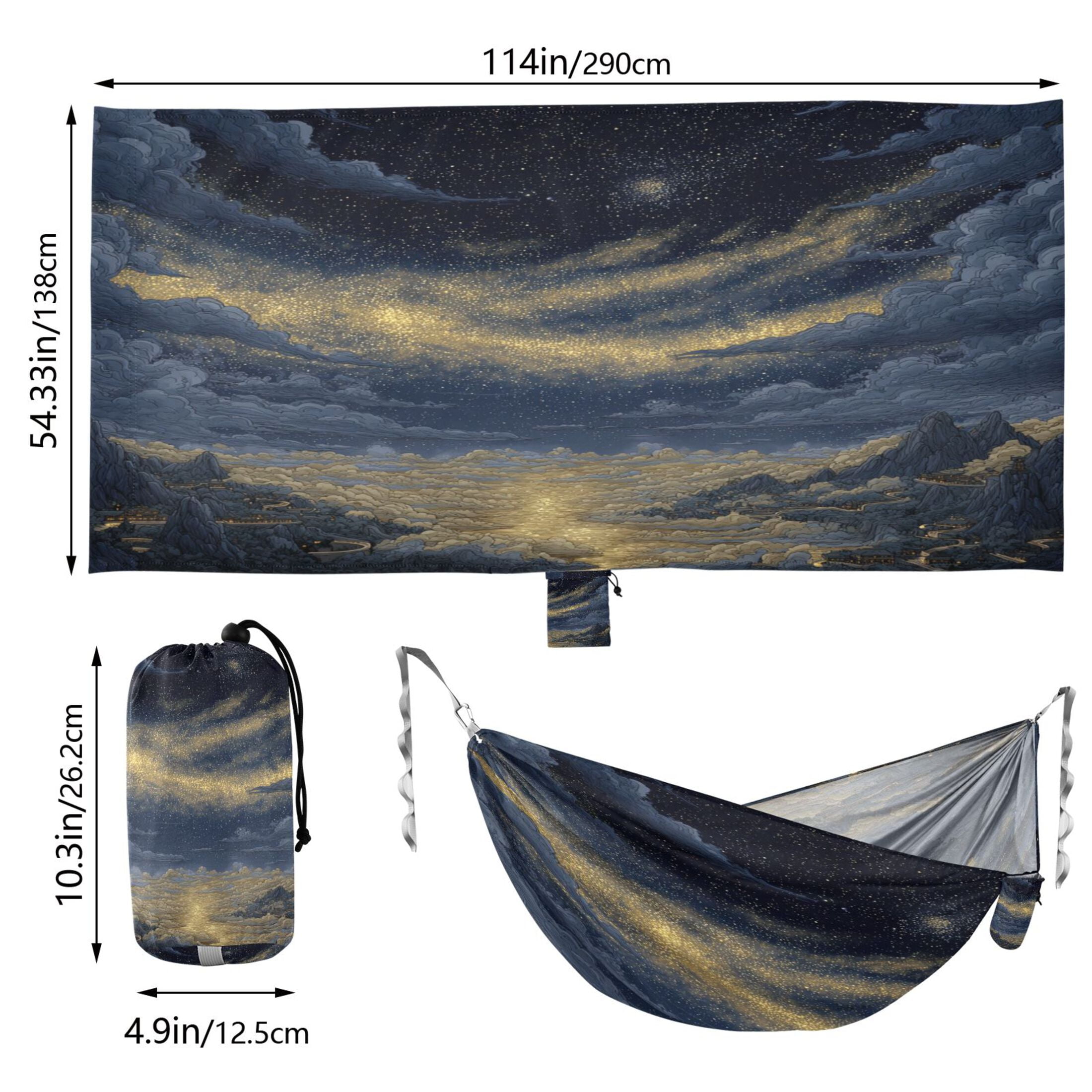 Hammock Camping Hammock Nylon Portable Hammock Travel Camping Hammock Star Night