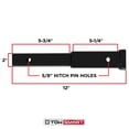 thumbnail image 6 of TowSmart 7067 2" x 12" Hitch Extension with Reinforced Collar, 333 lb, 6 of 13