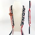 thumbnail image 6 of Vrorvz Graduation Ribbon Leis Necklace and Braid Bracelets Set for Ceremony Celebrations Handmade Polyester Fiber Braid Lei Customizable to Attach Graduation Photos and Decorations, 6 of 6