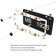 thumbnail image 5 of Highland Cow Farm License Plate Frames for Women Men Car Plate Holder Cover Metal Tag Aluminum Car Accessories Front Rear Plate Decor, 5 of 6