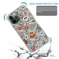 thumbnail image 4 of Hippie Smiley Face Case for iPhone 14 Pro Max,Aesthetic Art Design TPU Bumper Cover Case, 4 of 6