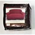 thumbnail image 3 of (75x88 Pouces) Housse Extensible pour Causeuse - Bourgogne, 3 of 3