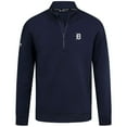 thumbnail image 2 of Men's Levelwear Navy Detroit Tigers Cushion Insignia 2.0 Quarter-Zip Pullover, 2 of 3