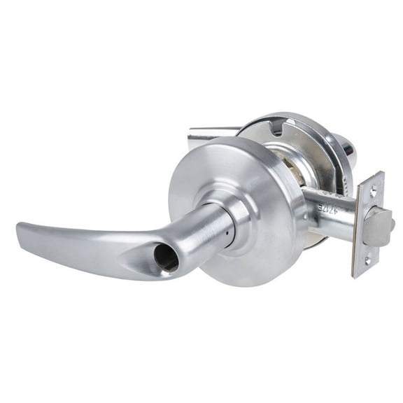 Schlage ND53PD ATH 626 Grade 1 Entrance Lock Athens Lever Standard Cylinder Satin Chrome Finish Non-Handed