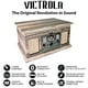 thumbnail image 3 of Victrola Nostalgic Tocadiscos Bluetooth 6 en 1 y centro multimedia con parlantes incorporados - Tocadiscos de 3 velocidades, reproductor de CD y casetes, radio AM/FM | Transmisión de música inalámbric, 3 of 5