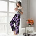 thumbnail image 5 of Wukai Cartoon Black Cats Women Pajama Pants Comfy Stretch Drawstring Palazzo Wide Leg Lounge Pant Comfy Sleepwear Yoga Pants-X-Large, 5 of 6