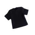 thumbnail image 3 of Camiseta masculina en miniatura a escala 1:6, ropa informal y pequeña para hombre de 12 pulgadas Negro, 3 of 9