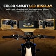 thumbnail image 4 of Terrosor 52V 1000W Electric Bike，20" x 4.0 Fat Tire 43 Miles Range Hydraulic Disc Brakes 9-Speed Torque Sensor LCD Display 28MPH E-Bike Brown, 4 of 7