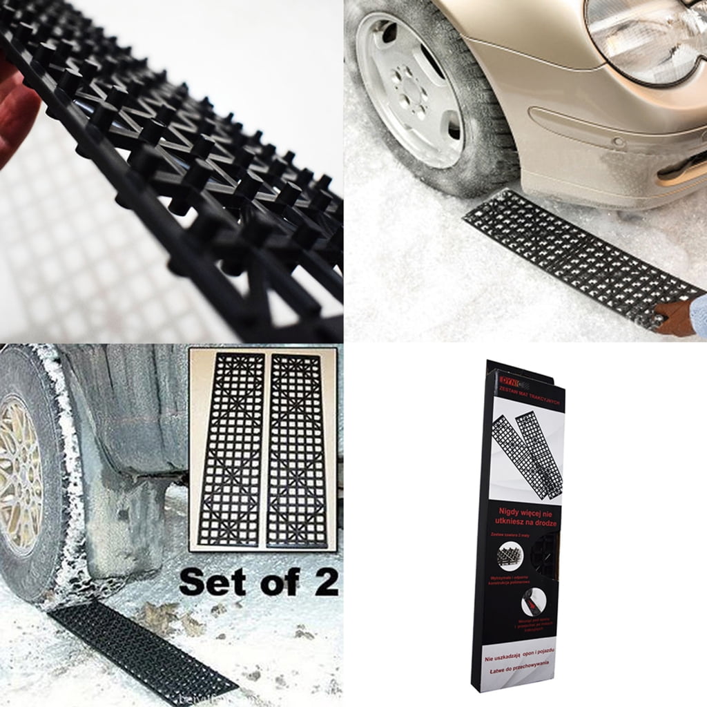Tire Traction Mats Car Escape Board Slip Resistant Uneven Surface