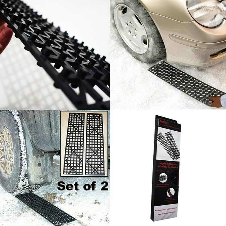 Sofullue Tire Traction Mats for Car Wheel Pad Winter Emergency Stuck Tool  Device Snow Mud 