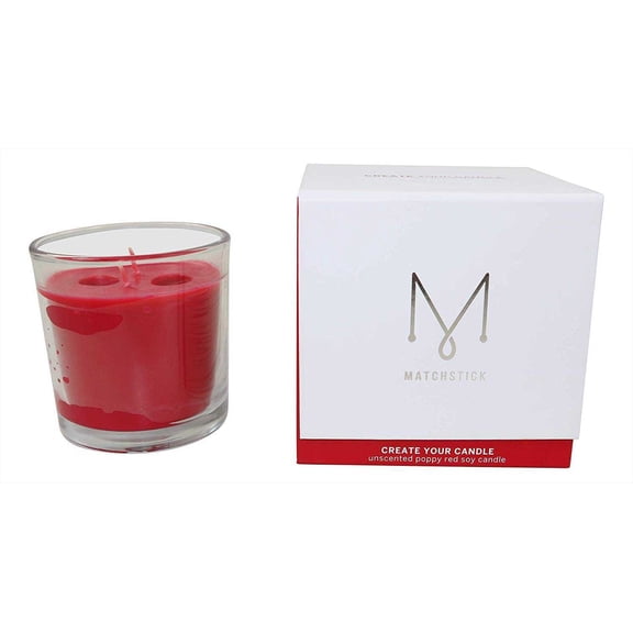 MatchStick Custom Mix & Match Soy Jar Candle & Fragrance Sticks, Red