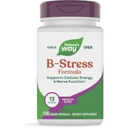 Nature's Way B-Stress Formula Capsules, Supports Cellular Energy & Nerve Function*, Unisex, 100ct