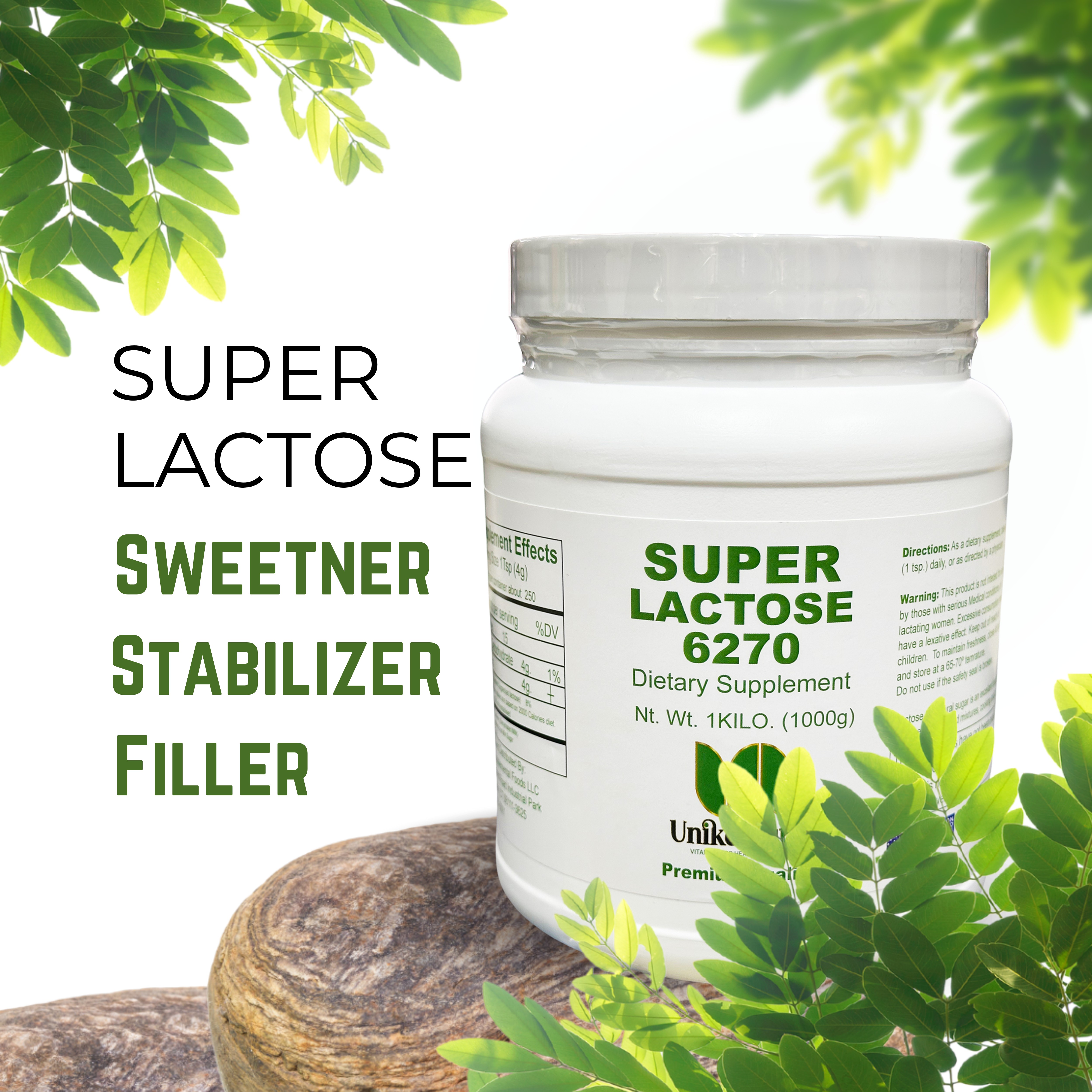 Super Lactose Powder Sugar—Natural Food Stabilizer—Lactose Homebrew in Beer Making—Low Carb Sugar Replacement—Healthy Sweeteners for Cooking & Baking, Sugar Powder Filler